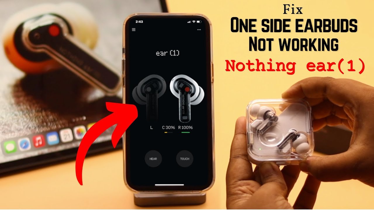 One Wireless Earbud Not Turning On